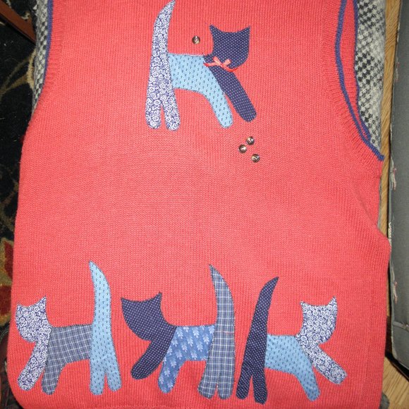 Vintage Cat Sweater Vest - Picture 5 of 8